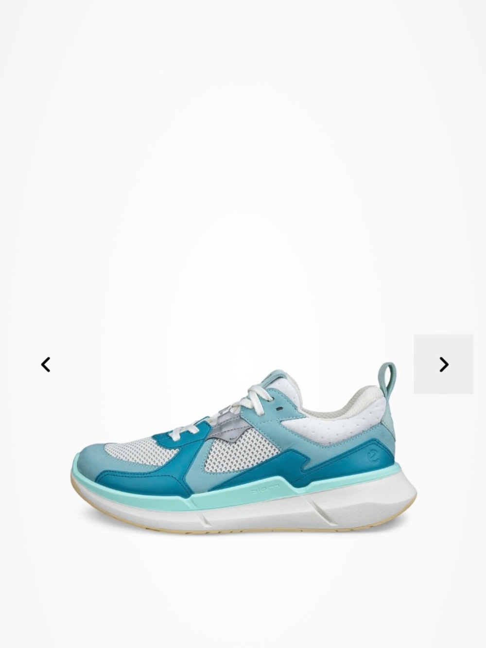 New ECCO Biom 2.2 Women's Nubuck Sneaker US 7-7.5 EU 38 Blue